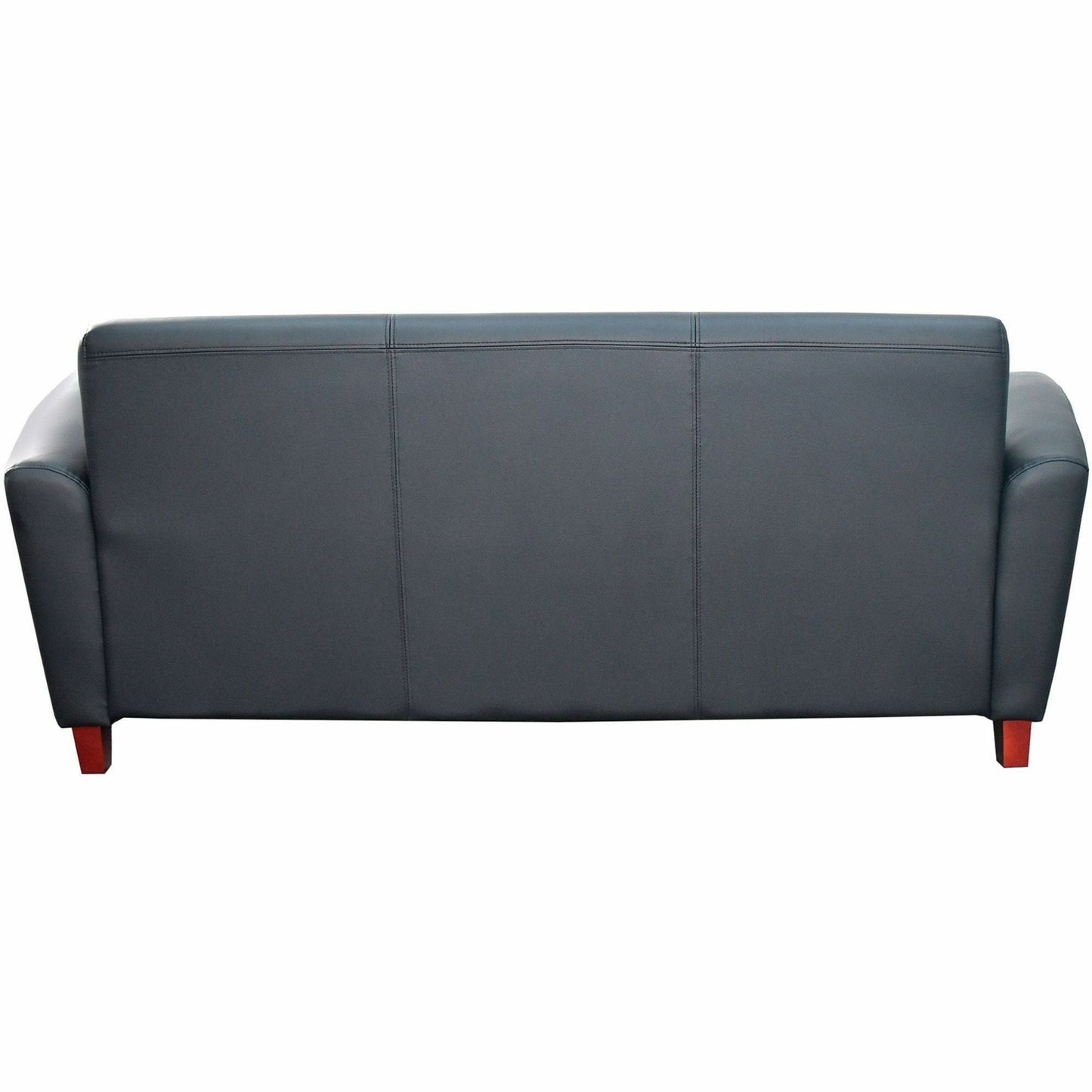 Lorell Accession Reception Sofa 75" Leather (LLR - LLR68950) - SchoolOutlet