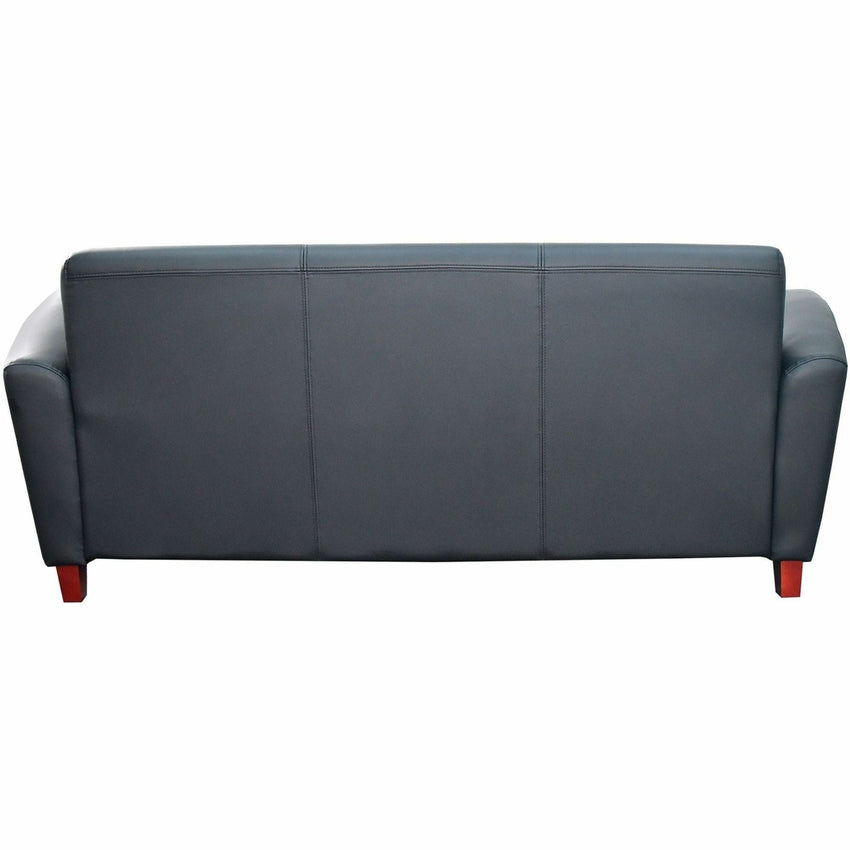 Lorell Accession Reception Sofa 75" Leather (LLR - LLR68950) - SchoolOutlet