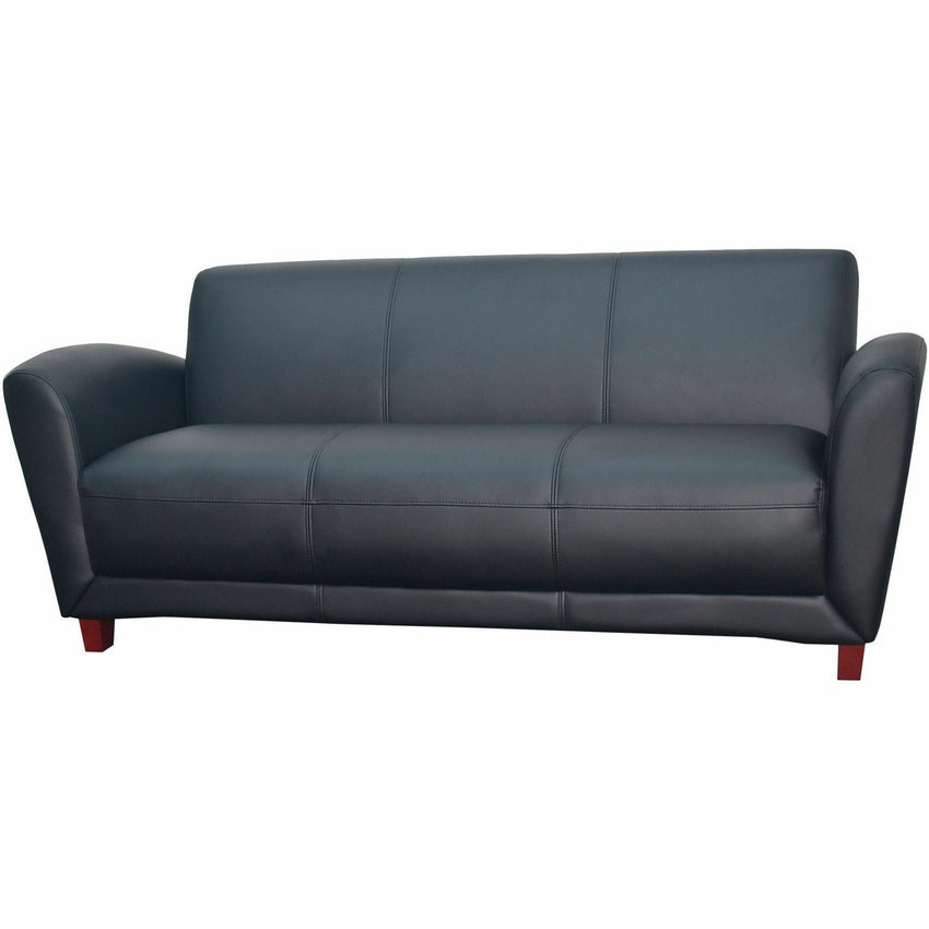 Lorell Accession Reception Sofa 75" Leather (LLR - LLR68950) - SchoolOutlet
