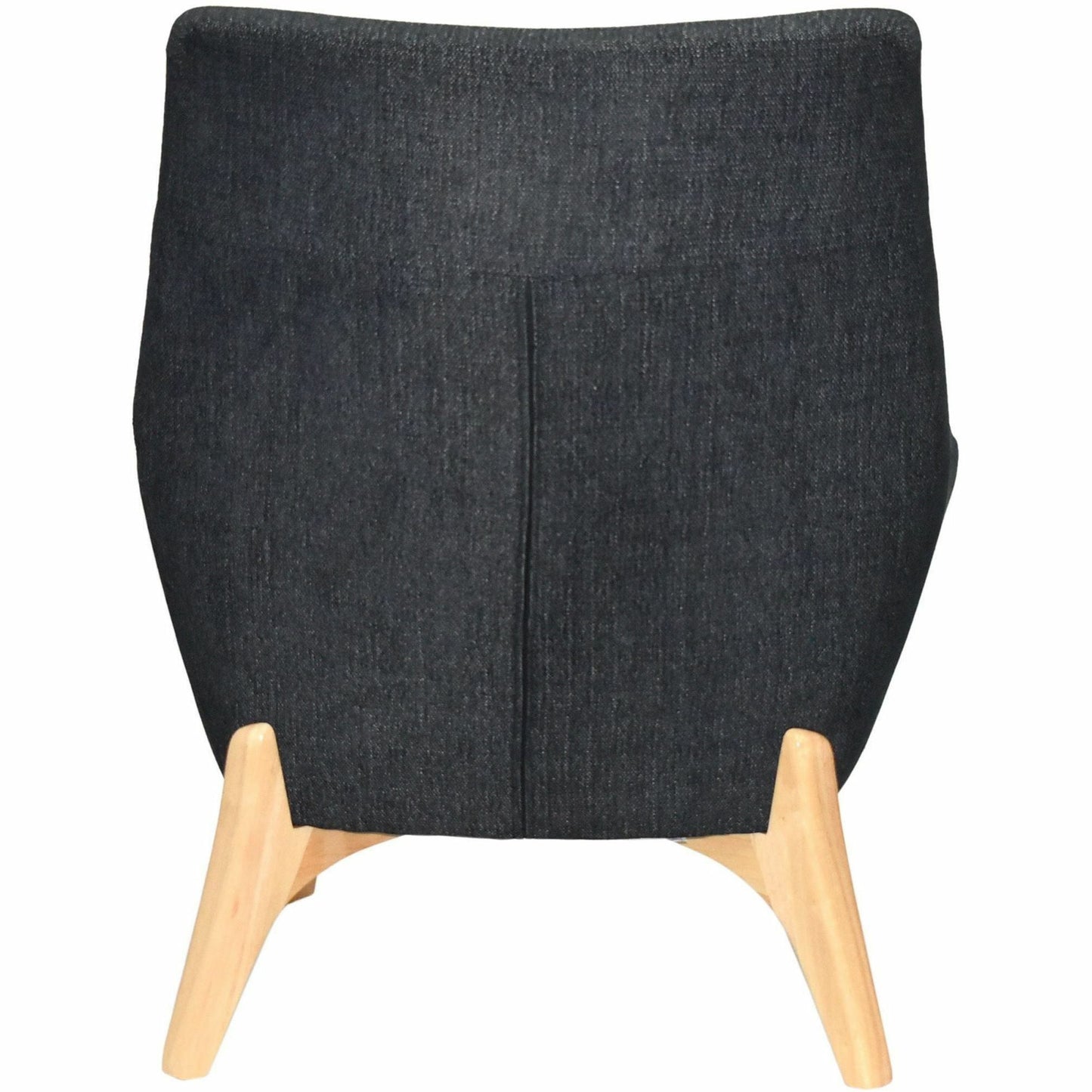 Lorell Quintessence Collection Upholstered Lounge Chair with Wood Legs 18.75"H (LLR - LLR68958) - SchoolOutlet