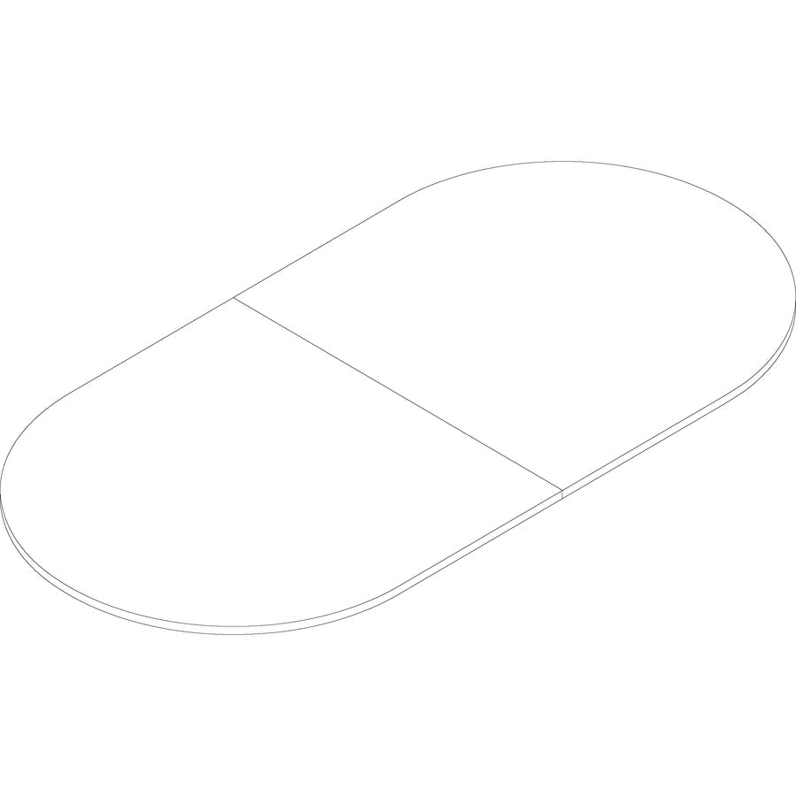 Lorell Essentials Oval Conference Tabletop 94.5"W x 47.25"D x 1.25"Thick (LLR - LLR69150) - SchoolOutlet