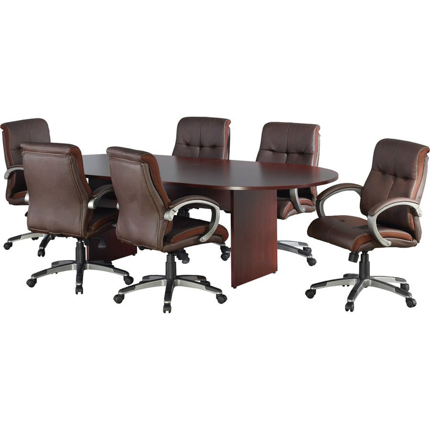 Lorell Essentials Oval Conference Tabletop 94.5"W x 47.25"D x 1.25"Thick (LLR - LLR69150) - SchoolOutlet