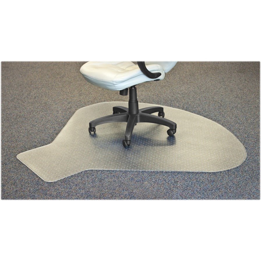 Lorell L - Workstation Medium - Pile Chairmat for Carpet 66" x 60" with Lip (LLR - LLR69156) - SchoolOutlet