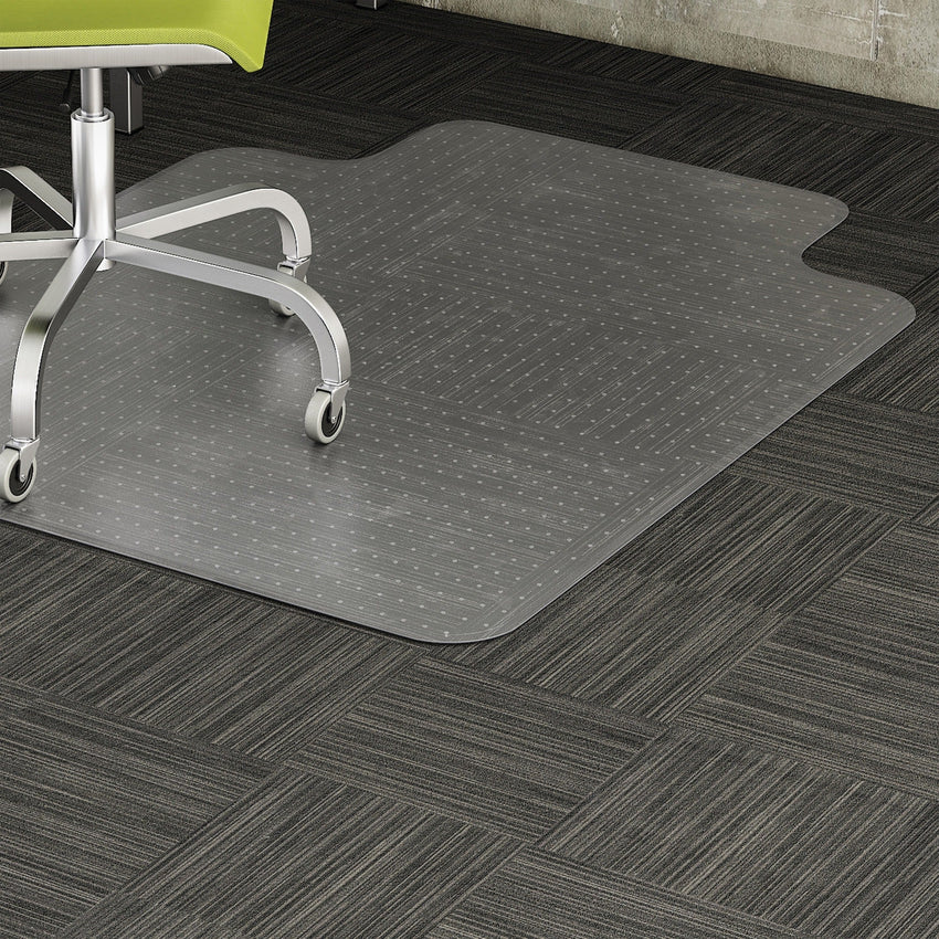 Lorell Wide Lip Low - Pile Carpet Chairmat with Gripper Back (LLR - LLR69158) - SchoolOutlet