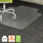 Lorell Wide Lip Low - Pile Carpet Chairmat with Gripper Back (LLR - LLR69158) - SchoolOutlet