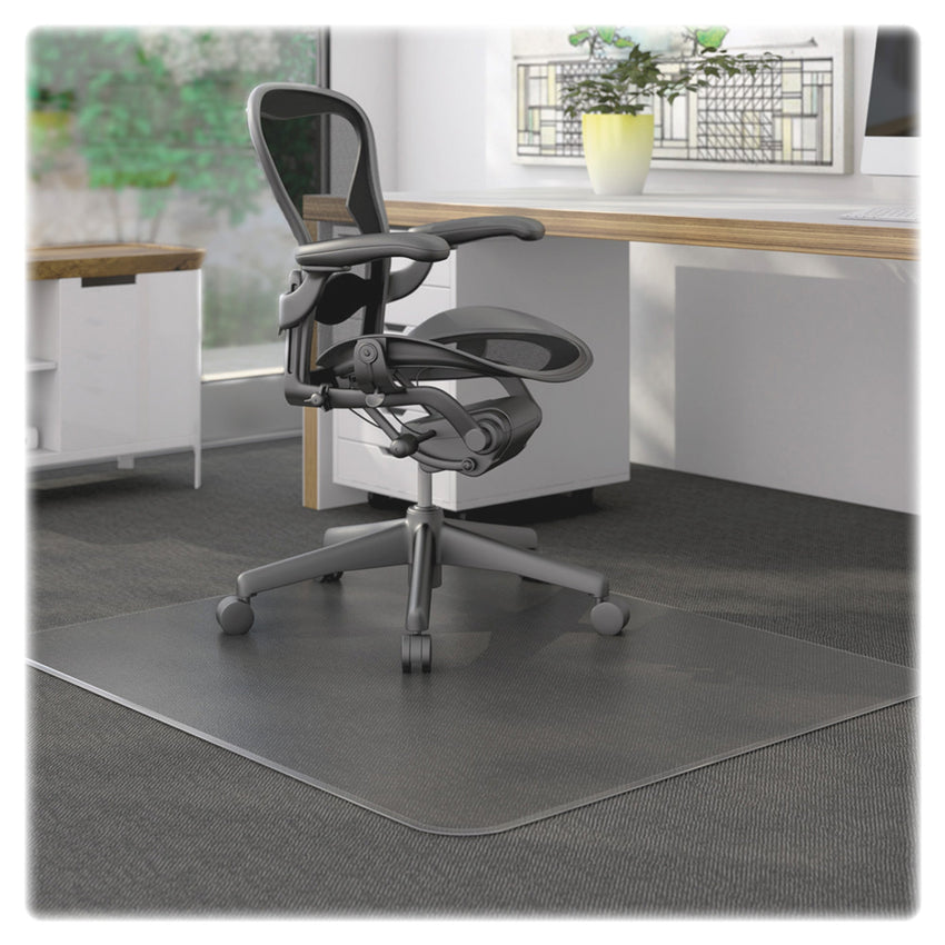 Lorell Low - Pile Rectangular Carpet Chairmat with Gripper Back (LLR - LLR69160) - SchoolOutlet