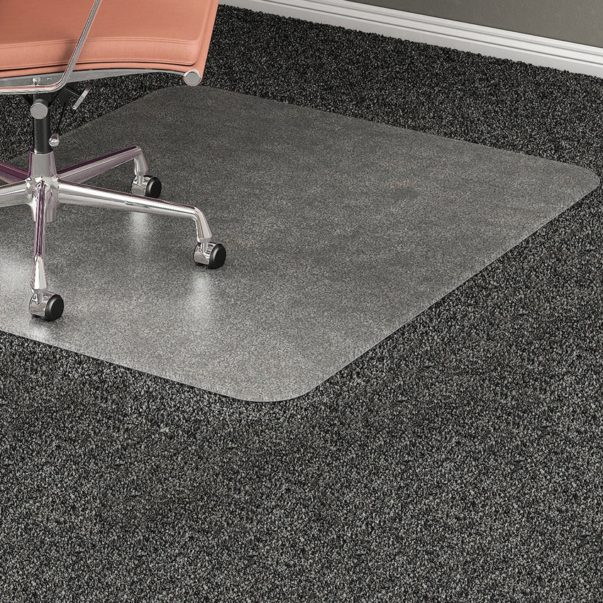 Lorell Plush - Pile Rectangular Carpet Chairmat for Medium - Pile Carpets (LLR - LLR69164) - SchoolOutlet