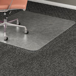 Lorell Plush - Pile Rectangular Carpet Chairmat for Medium - Pile Carpets (LLR - LLR69164) - SchoolOutlet