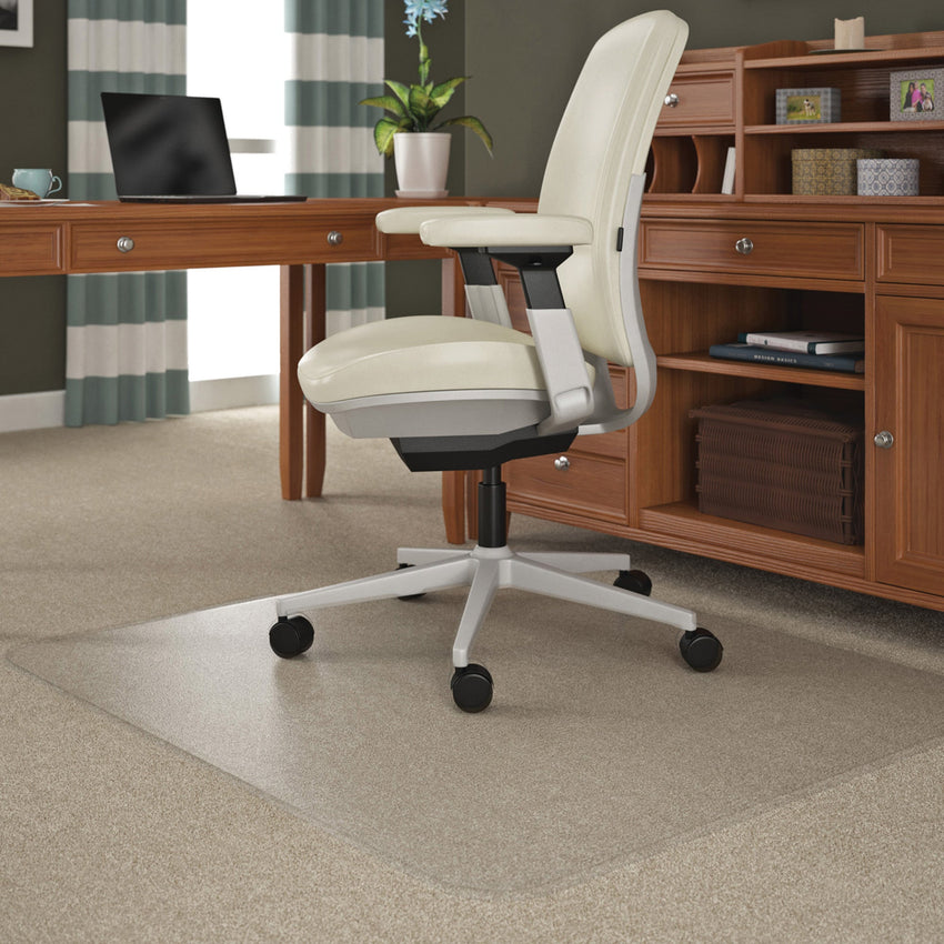 Lorell Plush - Pile Rectangular Carpet Chairmat for Medium - Pile Carpets (LLR - LLR69164) - SchoolOutlet