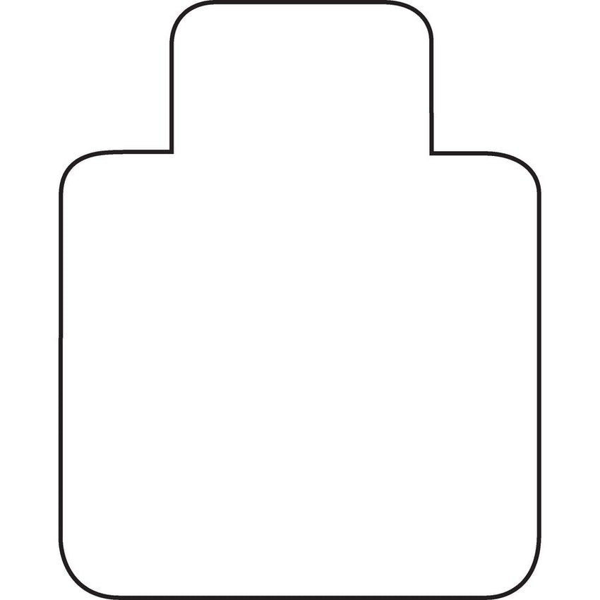 Lorell Plush - Pile Wide Lip Carpet Chairmat for Medium - Pile Carpets (LLR - LLR69165) - SchoolOutlet