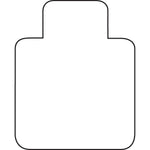 Lorell Plush - Pile Wide Lip Carpet Chairmat for Medium - Pile Carpets (LLR - LLR69166) - SchoolOutlet
