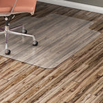 Lorell Wide Lip Hard Floor Chairmat for Wood, Tile and Vinyl Floors (LLR - LLR69168) - SchoolOutlet