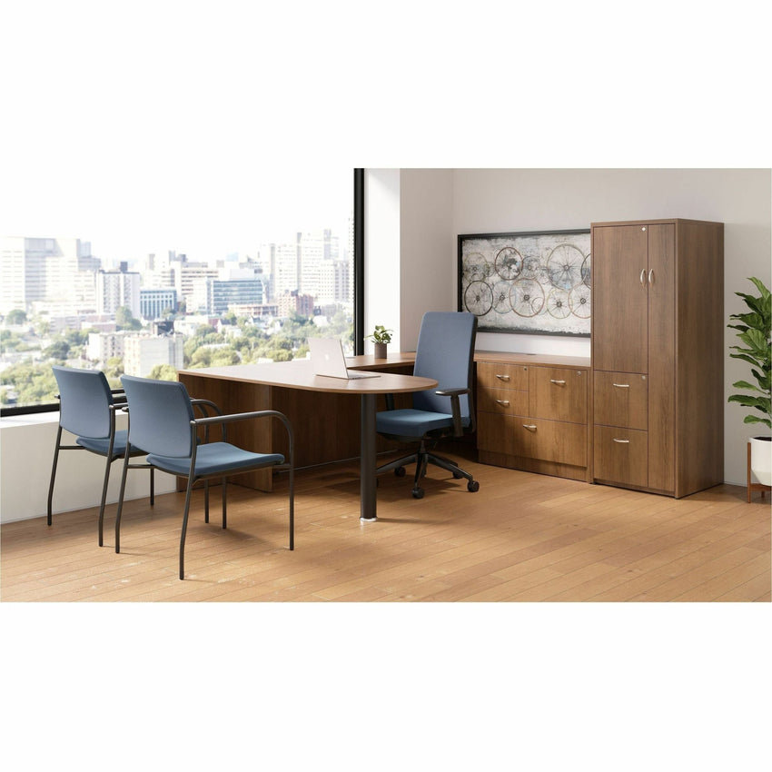 Lorell Essentials Series Peninsula Support Post Extension Kit 5.88" W x 5.88" D x 28" H (LLR - LLR69381) - SchoolOutlet