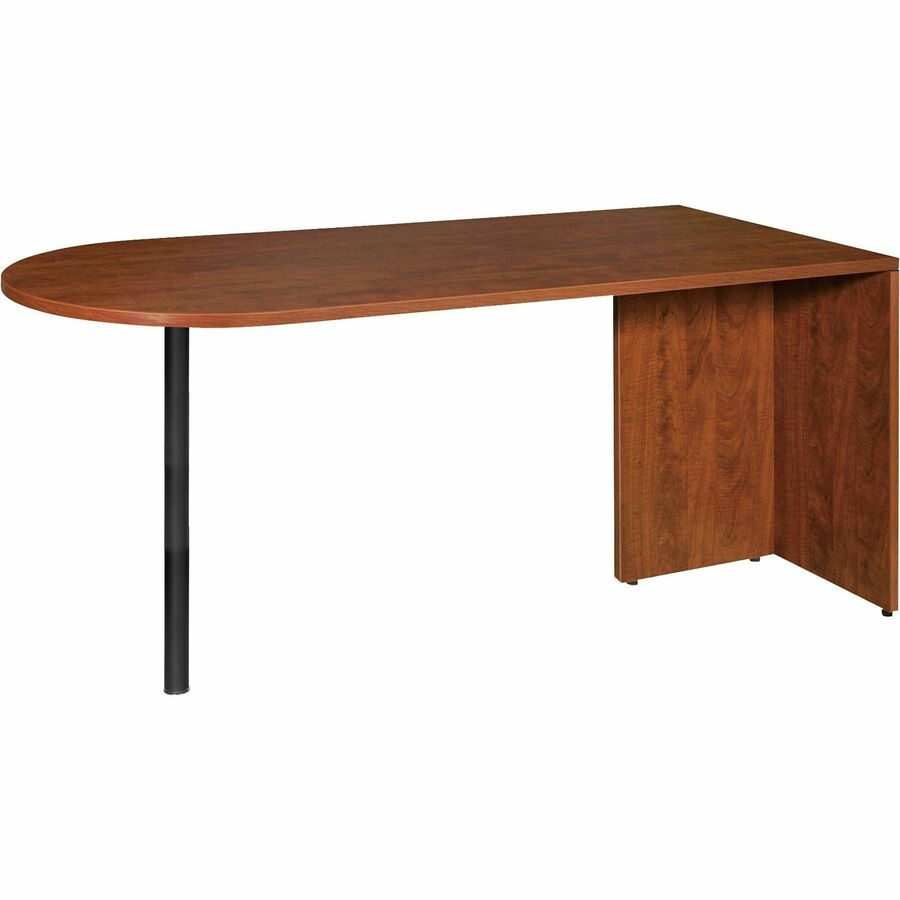 Lorell Essentials Elite Peninsula Desk Shell 66"W x 30"D x 29.5"H (LLR - ESS - PEN66 - B1) - SchoolOutlet