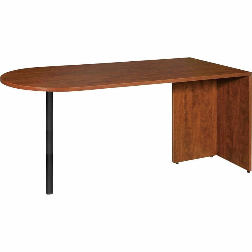 Lorell Essentials Elite Peninsula Desk Shell 66"W x 30"D x 29.5"H (LLR - ESS - PEN66 - B1) - SchoolOutlet