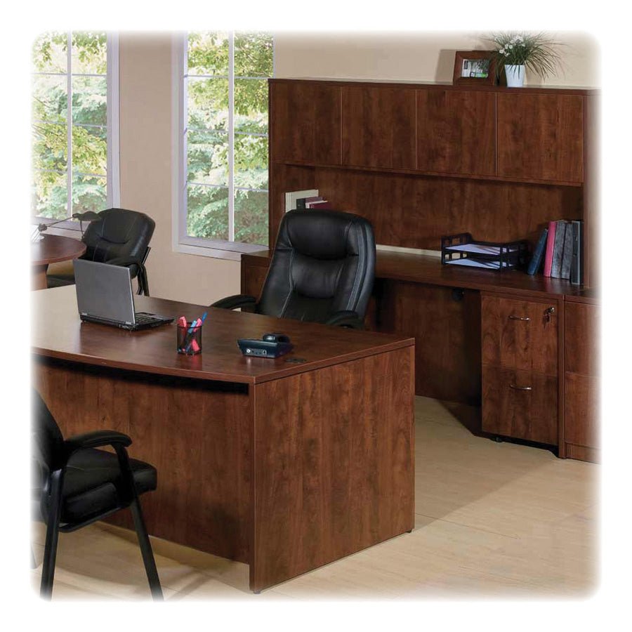 Lorell Essentials Series Executive Credenza Shell 59"W x 23.6"D x 29.5"H with Silver Brush Accents (LLR - ESS - CR59) - SchoolOutlet