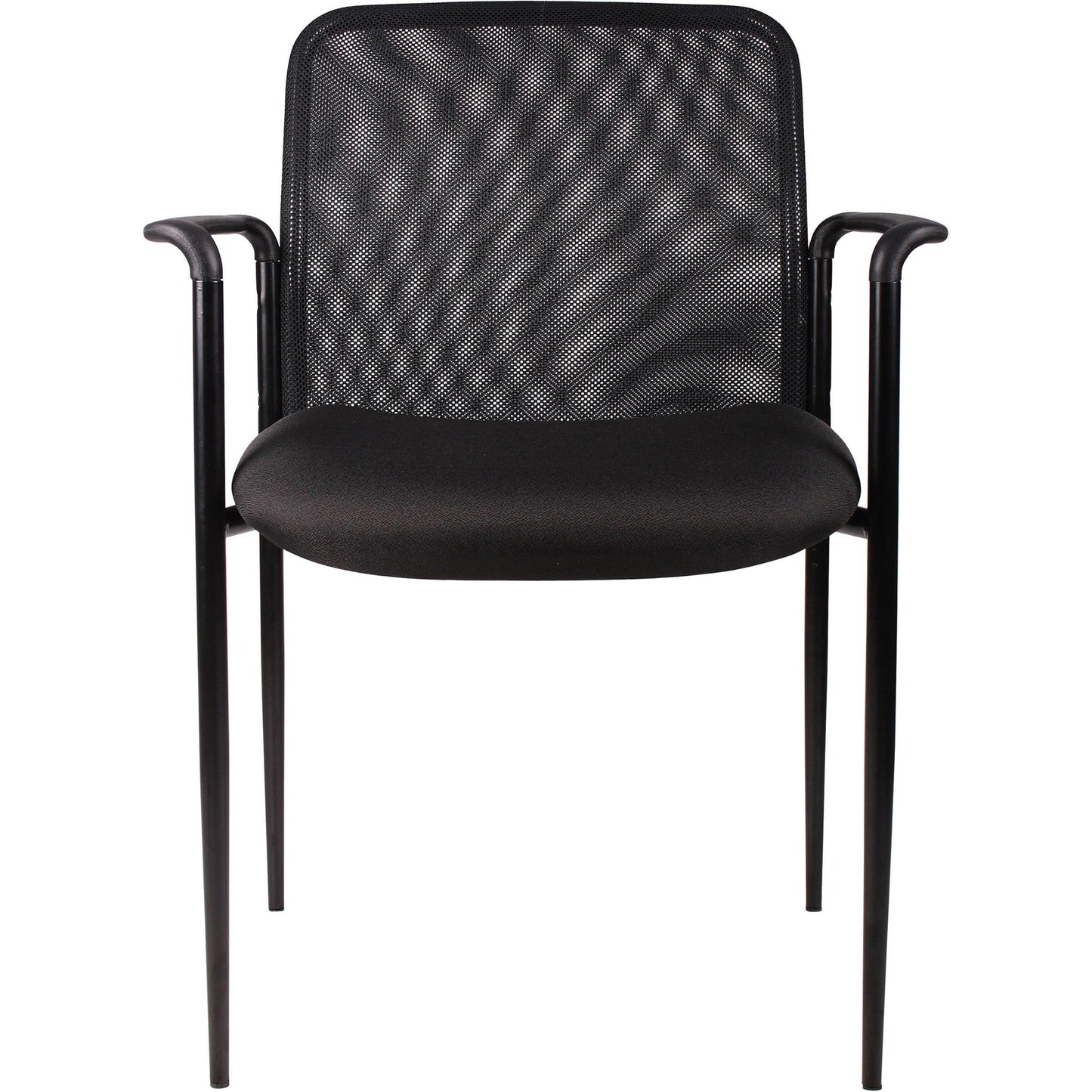 Lorell Reception Side Chair with Molded Cap Arms and Mesh Back 18.90"H (LLR - LLR69506) - SchoolOutlet