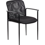 Lorell Reception Side Chair with Molded Cap Arms and Mesh Back 18.90