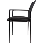 Lorell Reception Side Chair with Molded Cap Arms and Mesh Back 18.90