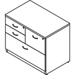 Lorell Essentials Series 4 - Drawer Box/Box/File Lateral File with Security Lock 35.5