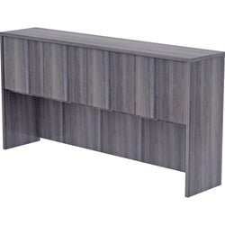 Lorell Essentials Series Stack-on Hutch with Wood Doors 72"W x 15"D x 36"H (LLR-ESS-SH-72)