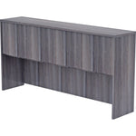Lorell Essentials Series 4 - Door Stack - on Hutch with Cord Management 70.9