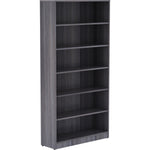 Lorell Professional 6 - Shelf Laminate Bookcase 36