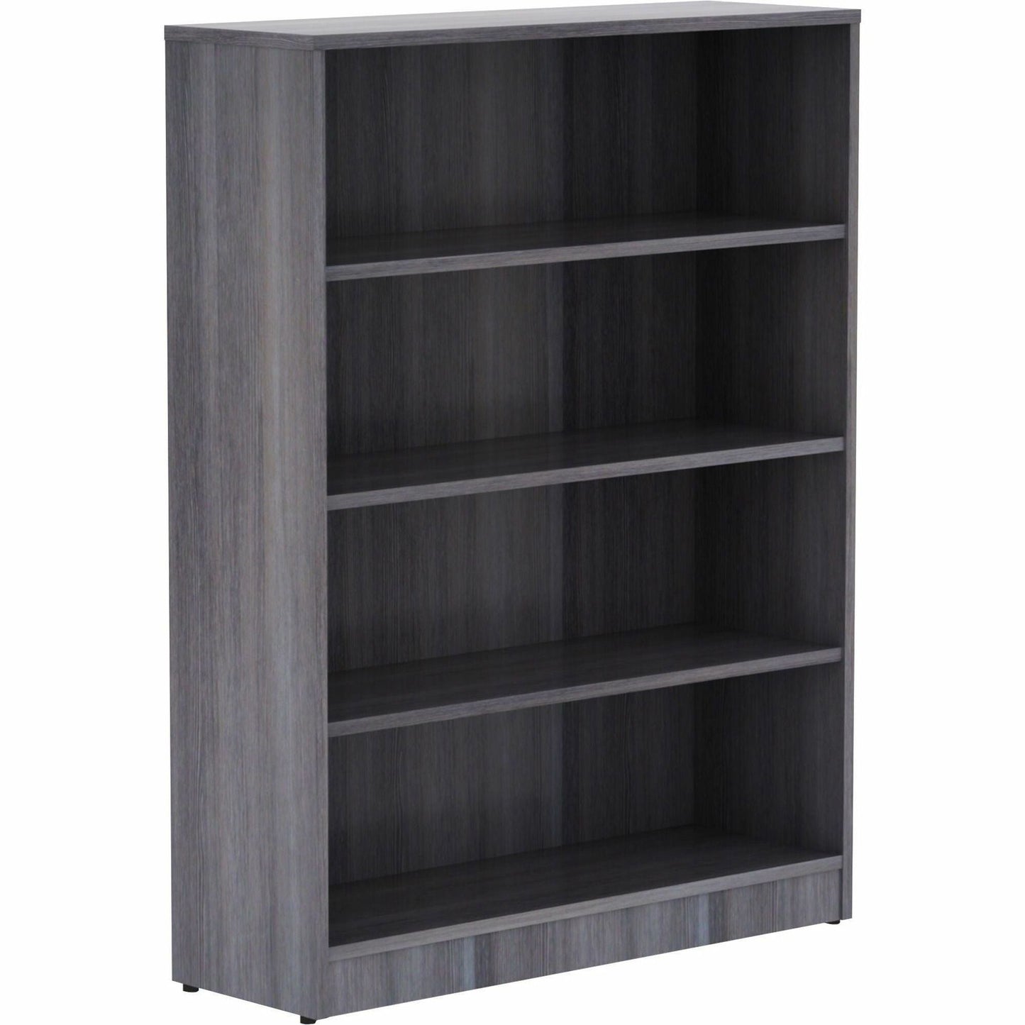 Lorell Professional 4 - Shelf Laminate Bookcase 36"W x 12"D x 48"H with Adjustable Shelving (LLR - LAM - BC48 - 4S) - SchoolOutlet
