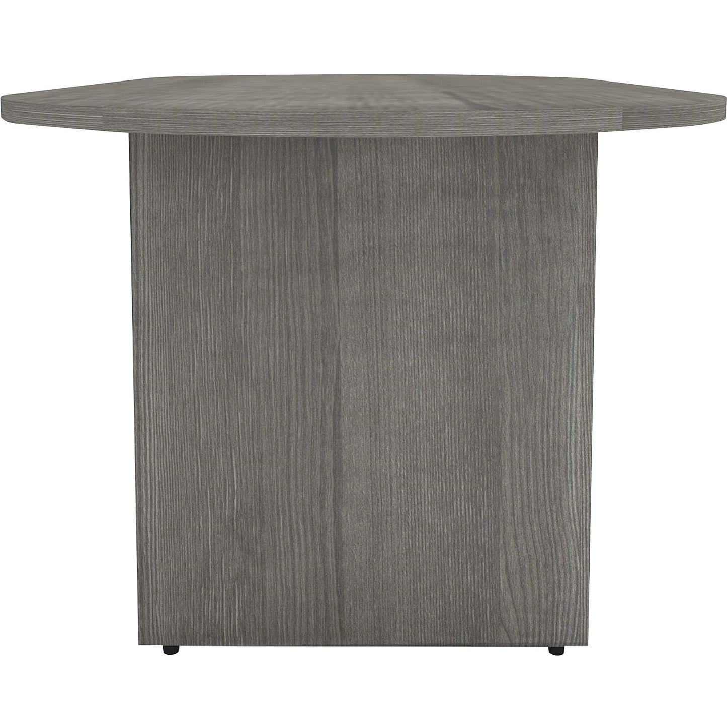 Lorell Essentials Oval Conference Table Weathered Charcoal 72"W x 29.5"D x 36"H (LLR - LLR69569) - SchoolOutlet