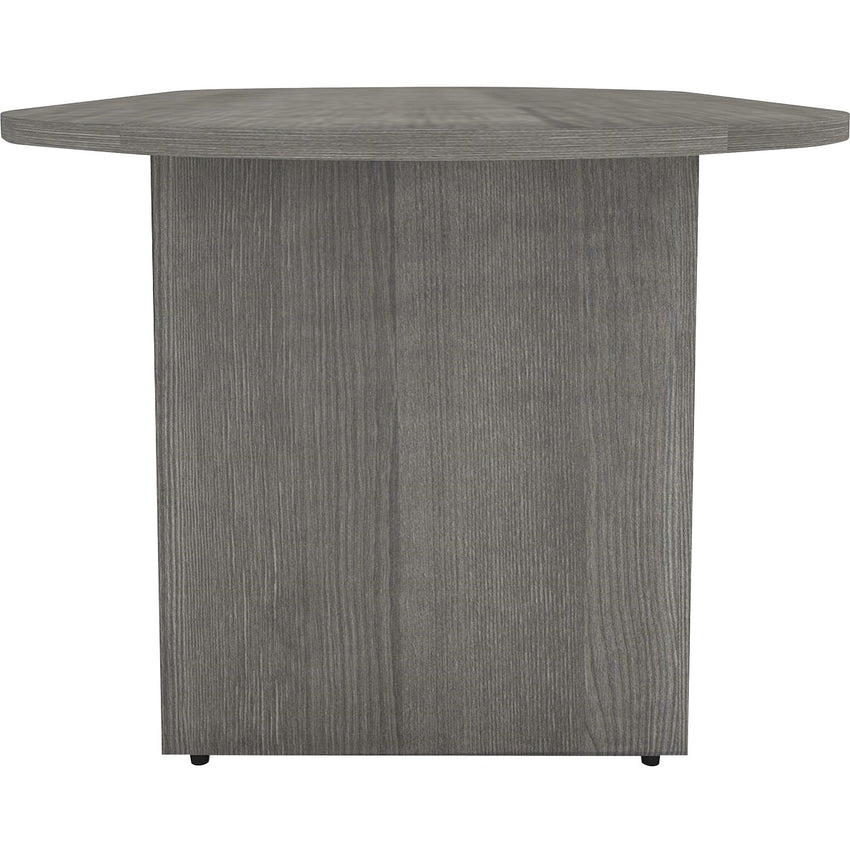 Lorell Essentials Oval Conference Table Weathered Charcoal 72"W x 29.5"D x 36"H (LLR - LLR69569) - SchoolOutlet