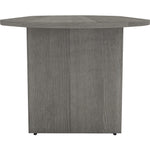 Lorell Essentials Oval Conference Table Weathered Charcoal 72