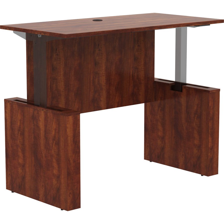 Lorell Essentials Series 60"W x 29"D x 29" - 49"H Sit - to - Stand Desk Shell 0.1" Thick (LLR - LLR6957X60) - SchoolOutlet