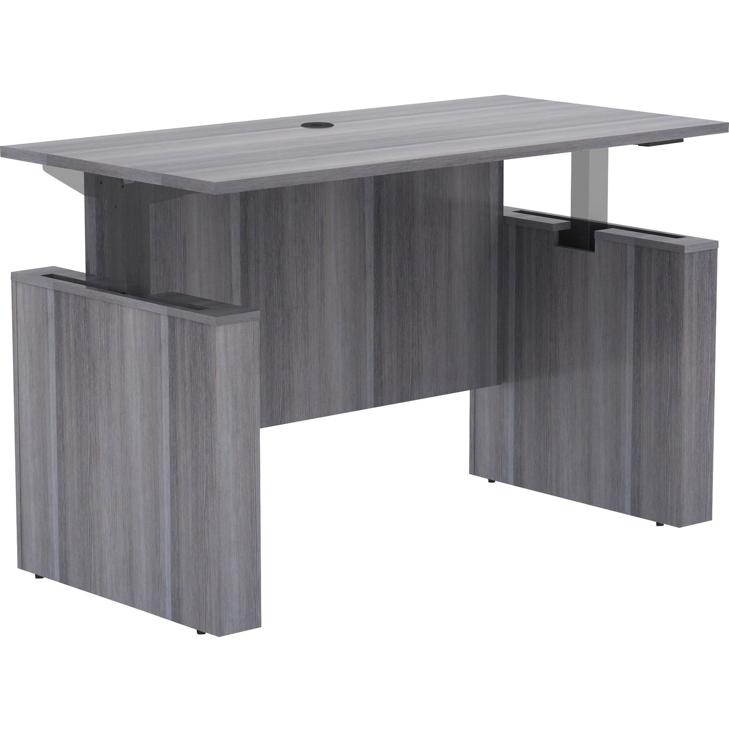 Lorell Essentials Series 60"W x 29"D x 29" - 49"H Sit - to - Stand Desk Shell 0.1" Thick (LLR - LLR6957X60) - SchoolOutlet