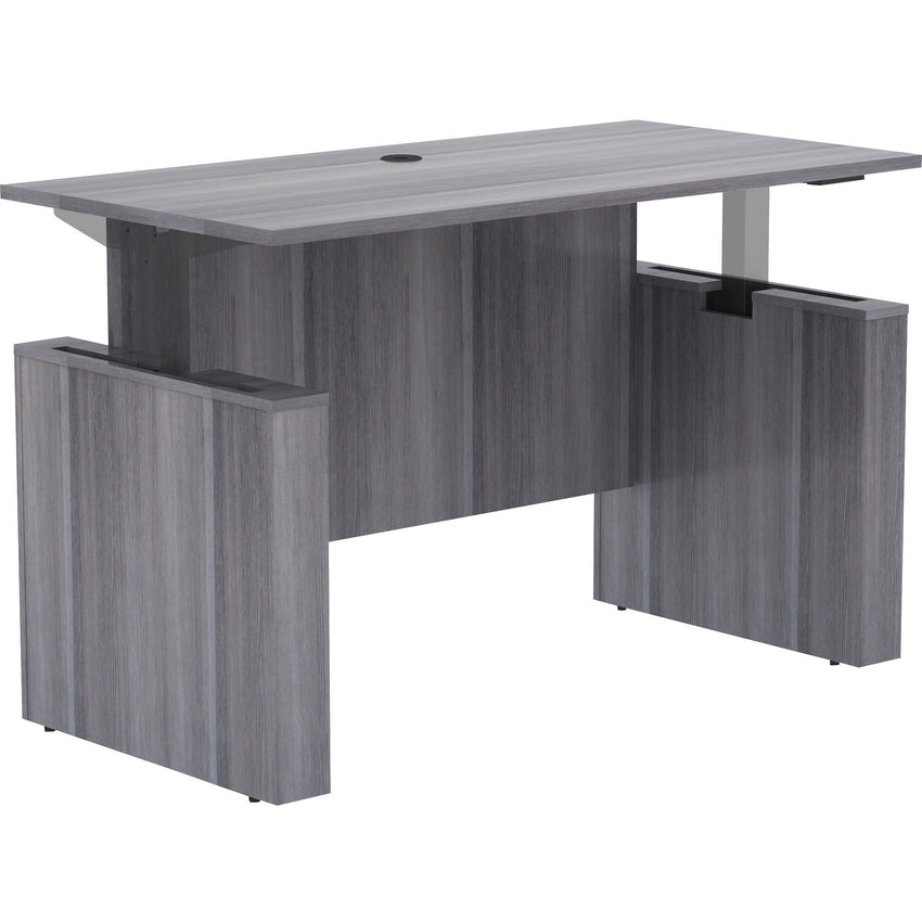 Lorell Essentials Series 60"W x 29"D x 29" - 49"H Sit - to - Stand Desk Shell 0.1" Thick (LLR - LLR6957X60) - SchoolOutlet