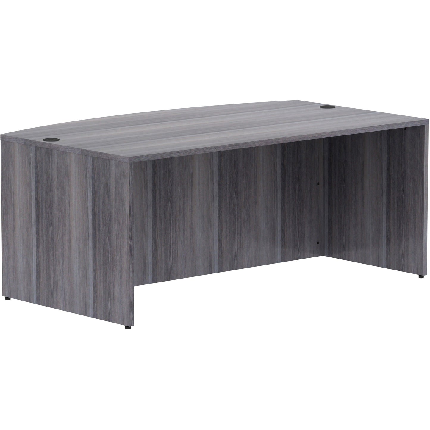 Lorell Essentials Series 72"W x 41.4"D x 29.5"H Bowfront Desk Shell, 1" Thick (LLR - ESS - BFD72) - SchoolOutlet