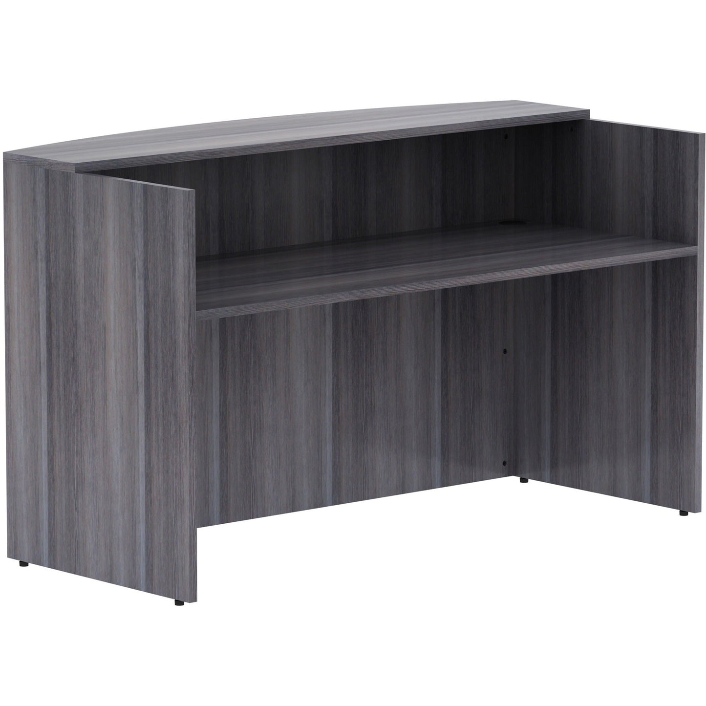 Professional Lorell Essentials Reception Desk 72"W x 36"D x 42.5"H (LLR - ESS - FRD72) - SchoolOutlet