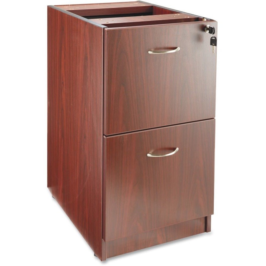 Lorell Essentials Elite Fixed - Mount File/File Pedestal 15.5"W x 21.9"D x 28.3"H (LLR - LLR6960X) - SchoolOutlet