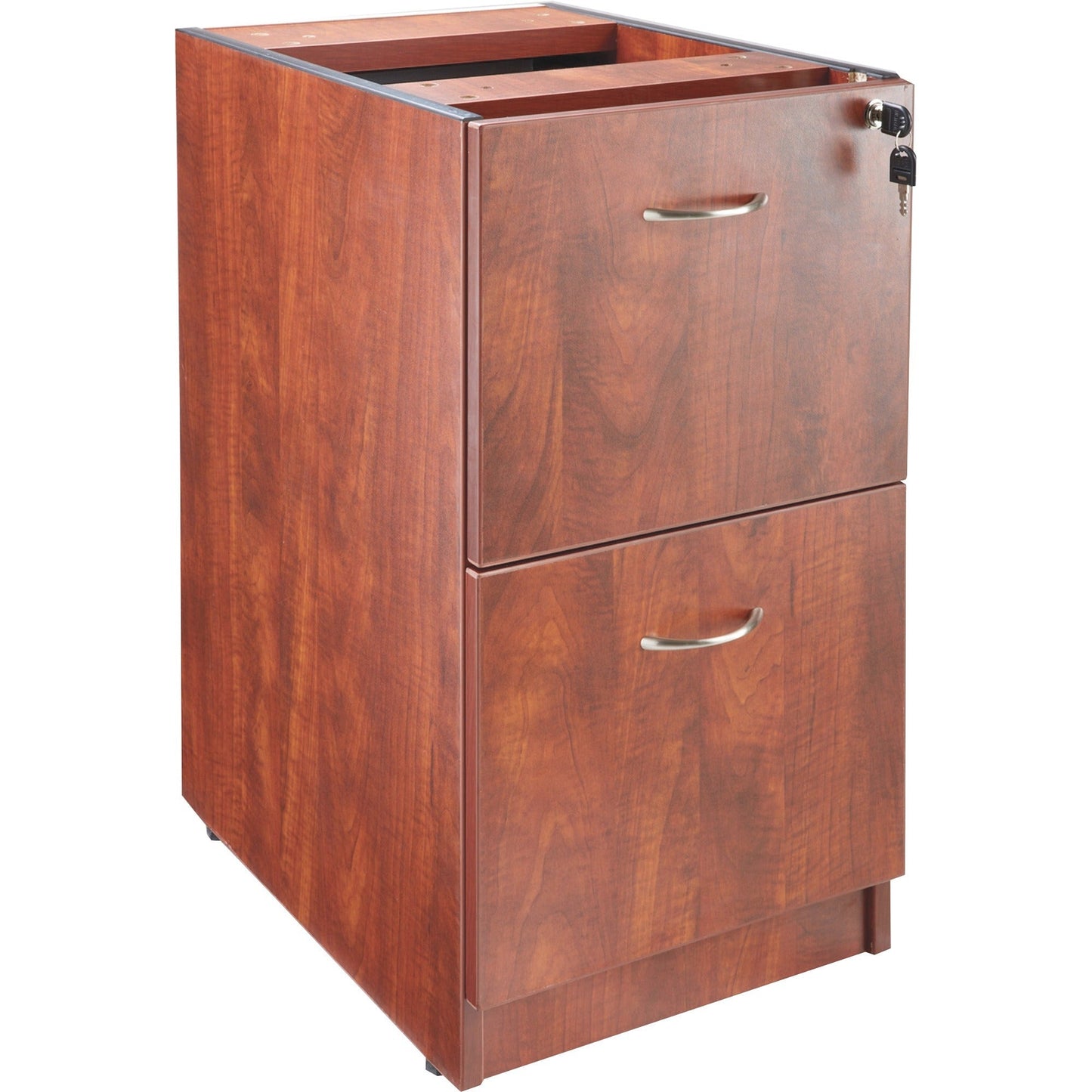 Lorell Essentials Elite Fixed - Mount File/File Pedestal 15.5"W x 21.9"D x 28.3"H (LLR - LLR6960X) - SchoolOutlet