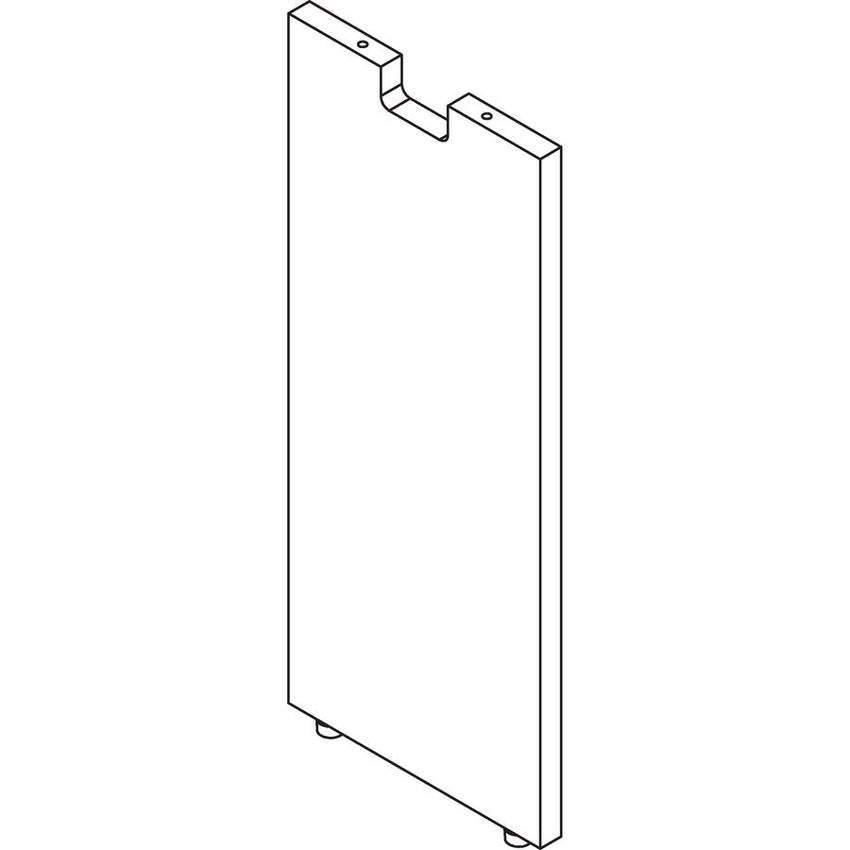 Lorell Essentials Series Credenza Half Leg 11.75"W x 1"D x 28"H (LLR - LLR6961X) - SchoolOutlet