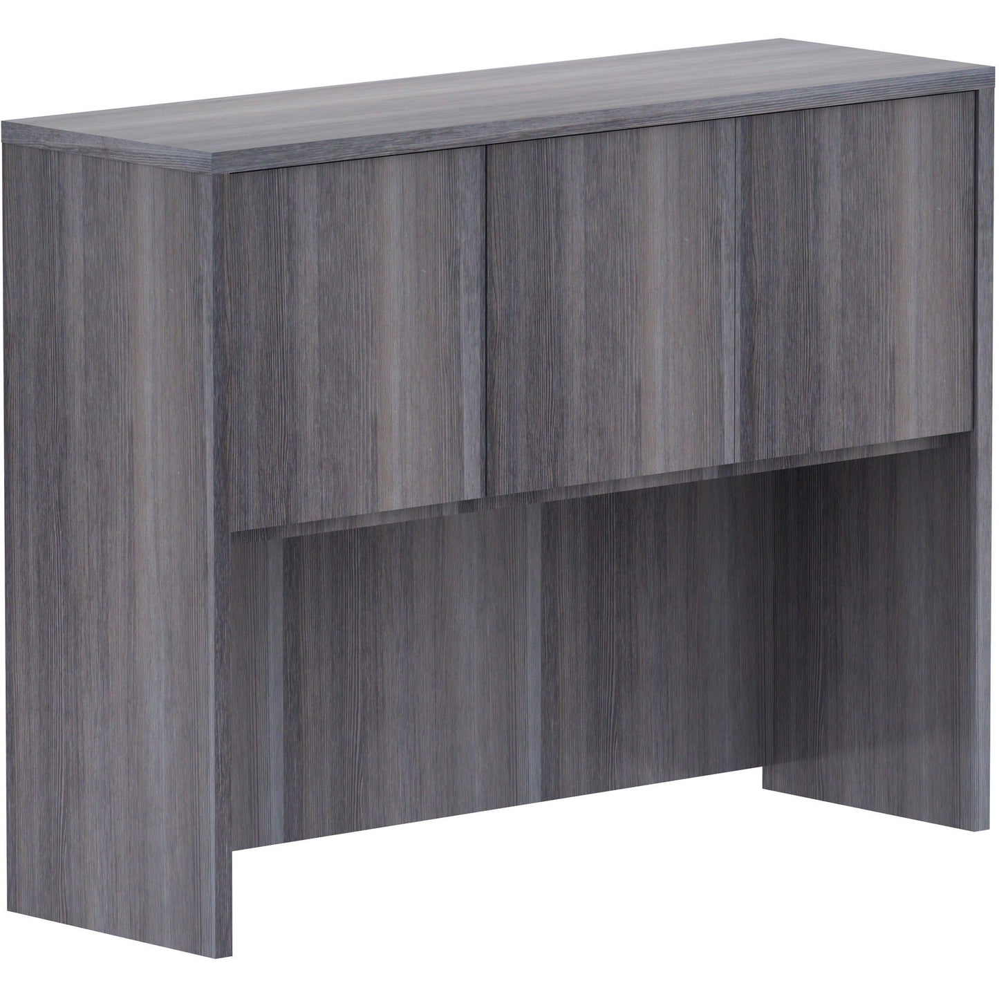 Lorell Essentials Series 3 - Door Stack - on Hutch with Cord Management 48"W x 15"D x 36"H (LLR - ESS - HUT48) - SchoolOutlet