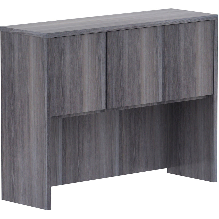 Lorell Essentials Series 3 - Door Stack - on Hutch with Cord Management 48"W x 15"D x 36"H (LLR - ESS - HUT48) - SchoolOutlet
