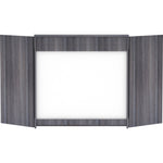 Lorell Dry - Erase Whiteboard Presentation Cabinet Hinged Doors 47.3
