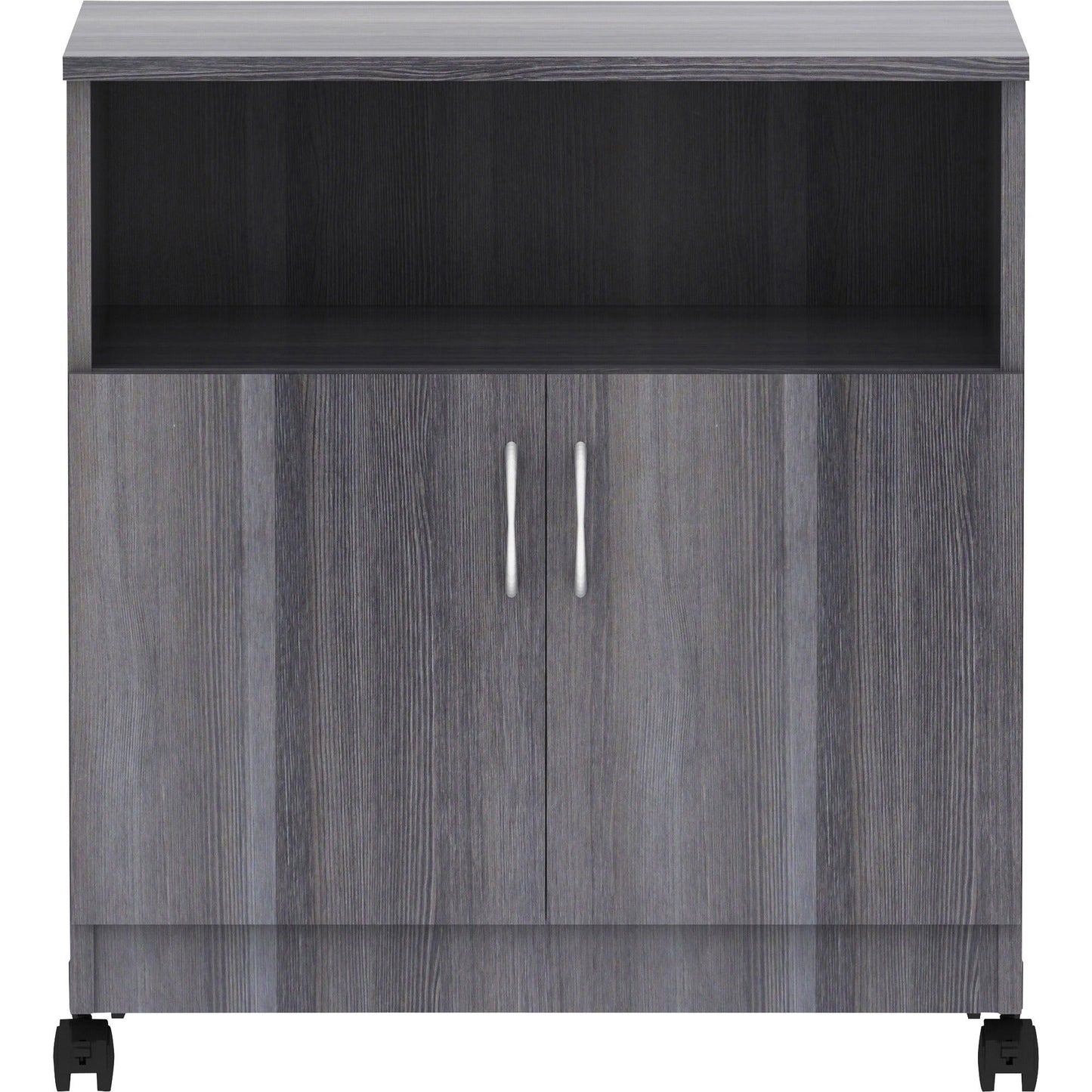Lorell Deluxe Mobile Machine Stand with Shelf 30.5"H x 28"W x 19.75"D (LLR - LLR69627) - SchoolOutlet