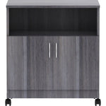 Lorell Deluxe Mobile Machine Stand with Shelf 30.5