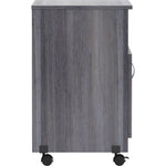 Lorell Deluxe Mobile Machine Stand with Shelf 30.5