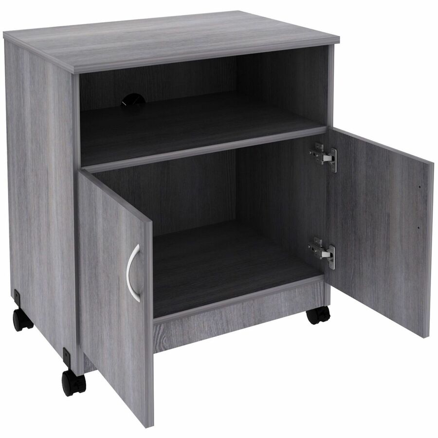 Lorell Deluxe Mobile Machine Stand with Shelf 30.5"H x 28"W x 19.75"D (LLR - LLR69627) - SchoolOutlet