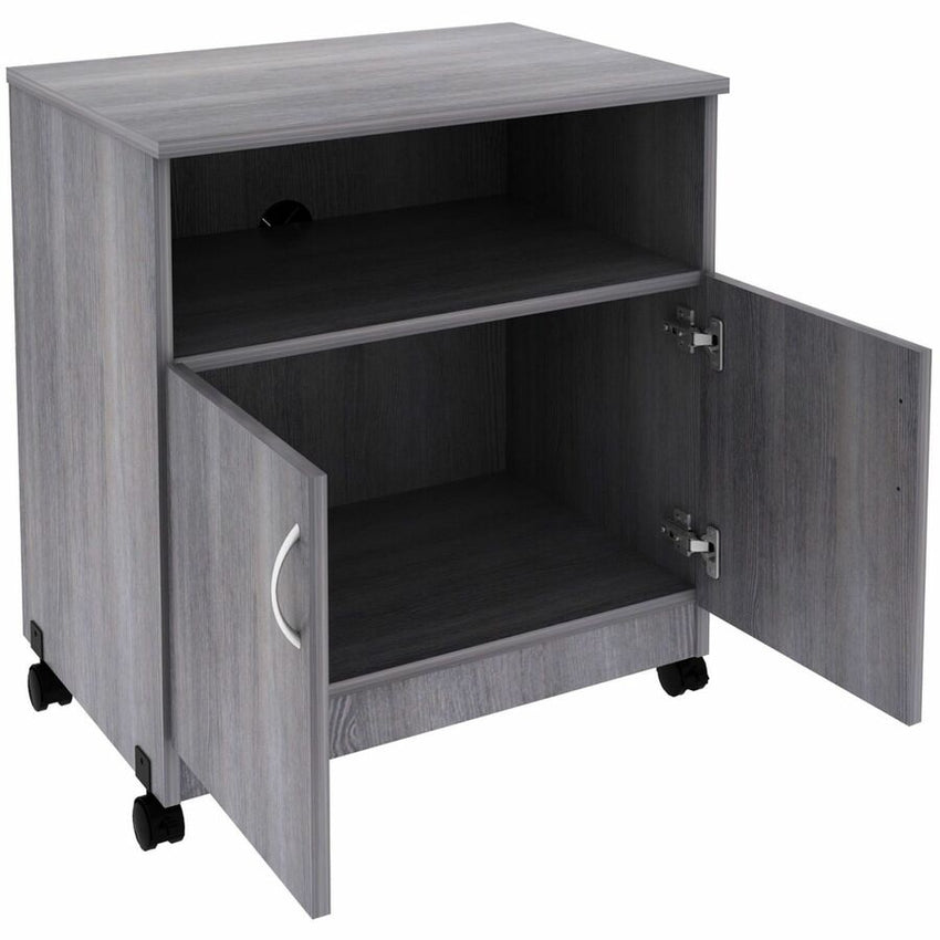 Lorell Deluxe Mobile Machine Stand with Shelf 30.5"H x 28"W x 19.75"D (LLR - LLR69627) - SchoolOutlet