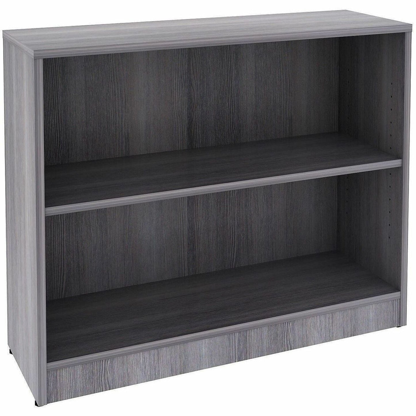 Lorell Essentials Series Laminate 2 Shelf Bookcase 36"W x 12"D x 30"H (LLR - ESS - BOOKCASE - 30H) - SchoolOutlet
