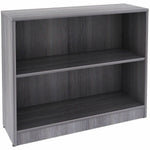 Lorell Essentials Series Laminate 2 Shelf Bookcase 36