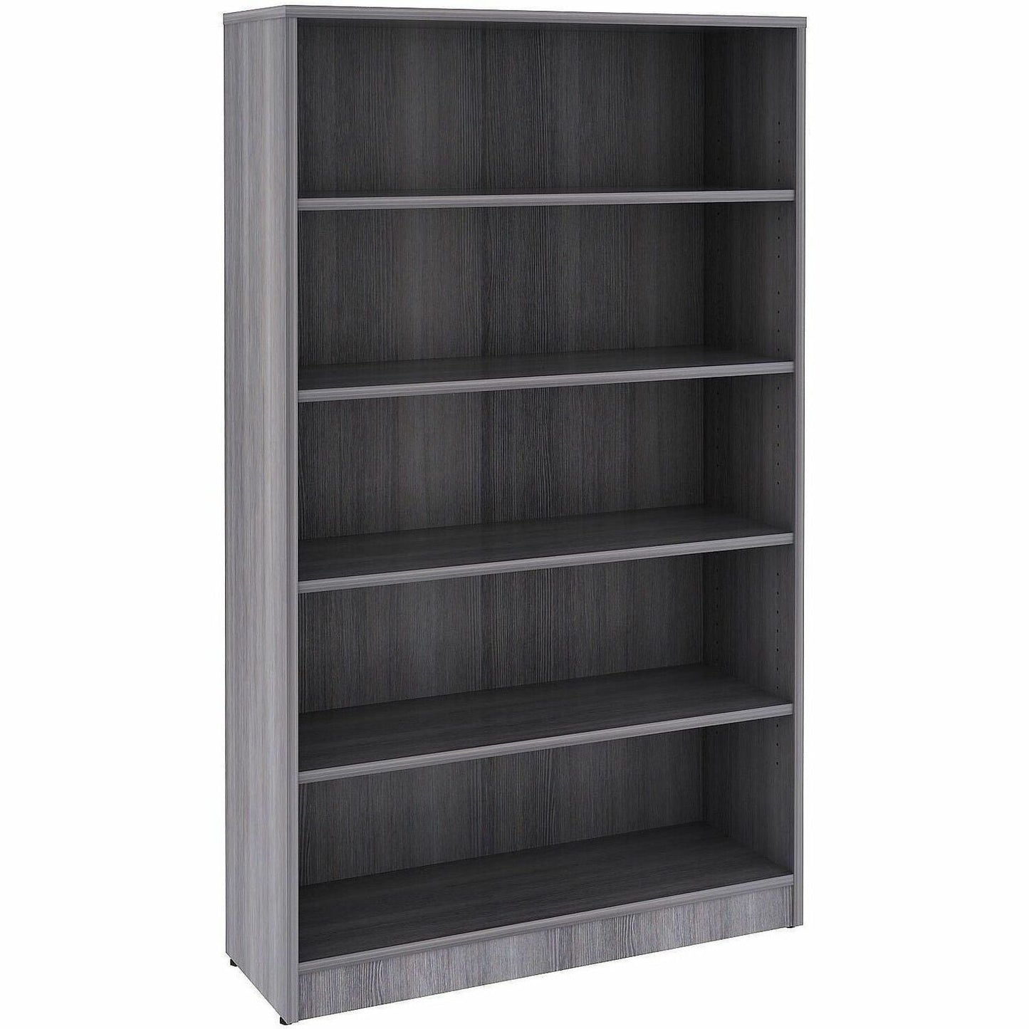 Lorell Essentials Series Laminate 5 Shelf Bookcase 36"W x 12"D x 60"H (LLR - ESS - BOOKCASE - 60H) - SchoolOutlet